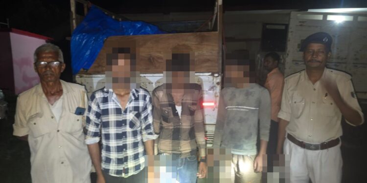 गोपालगंज :- मवेशी तस्करी के धंधे का भंडाफोड़