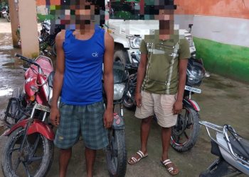 मांझी थानान्तर्गत चोरी की 03 मोटरसाइकिल बरामद कर 02 अभियुक्त को किया गया गिरफ्तार