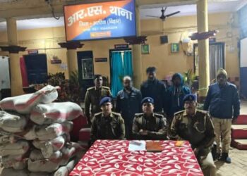 BiharPolice की बड़ी कामयाबी: 315 किलो से अधिक गांजा जब्त, तीन अंतर्राज्यीय तस्कर गिरफ्तार