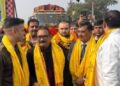 विश्व के सबसे बड़े शिवलिंग का भव्य स्वागत, मंत्री अशोक चौधरी और किशोर कुणाल ने की पूजा-अर्चना।