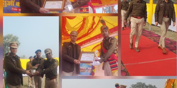 होमगार्ड के नवप्रशिक्षित जवानों की पासिंग आउट परेड संपन्न, एसपी ने दिलाई सेवा की शपथ।