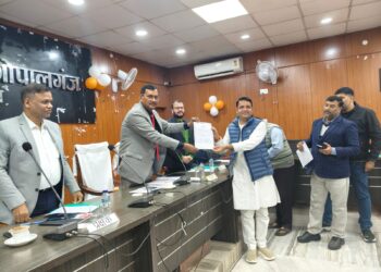 जिला परिषद उपाध्यक्ष पद पर दीपक कुमार निर्विरोध निर्वाचित, दिलाई गई शपथ