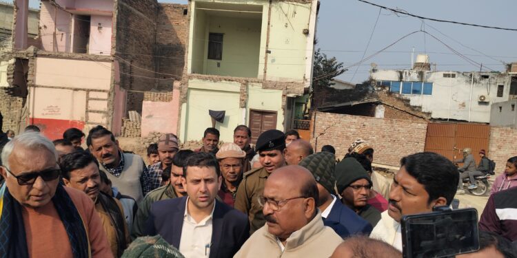 मेहसौल आरओबी का संयुक्त निरीक्षण, निर्माण कार्य में तेजी और समय-सीमा के पालन का निर्देश।