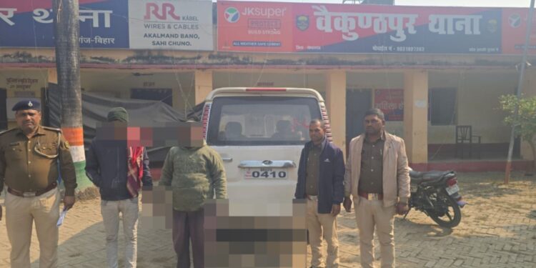 चोरी गई स्कॉर्पियो बरामद, दो अप्राथमिकी अभियुक्त गिरफ्तार