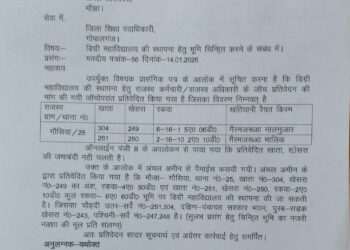 गोपालगंज: मांझा के गौसिया में खुलेगा नया डिग्री कॉलेज, 6.50 एकड़ जमीन चिन्हित।